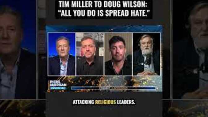 How does Pastor Doug Wilson believe that his preaching aligns with the teachings of Jesus Christ?