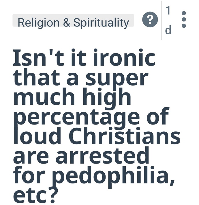 Why do media and others make an unjust fuss by bad mouthing the catholic?