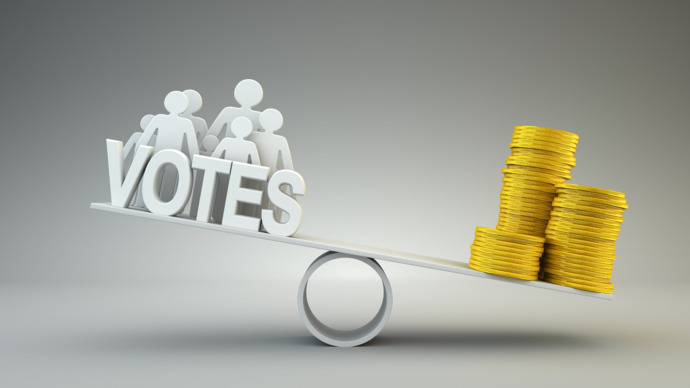 It takes lots of money to win elections.