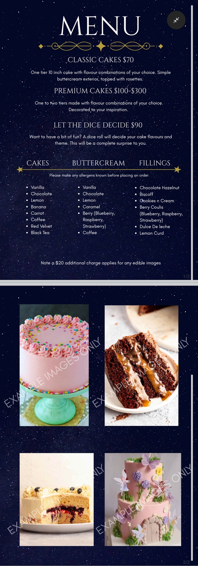 Can you tell me your thoughts on this menu?
