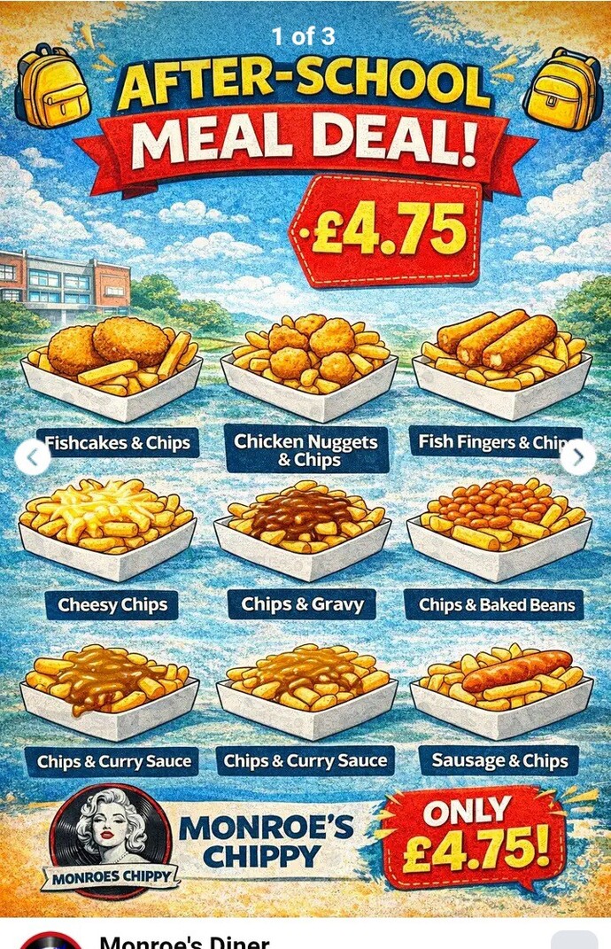 What Monroe meal deal you having?