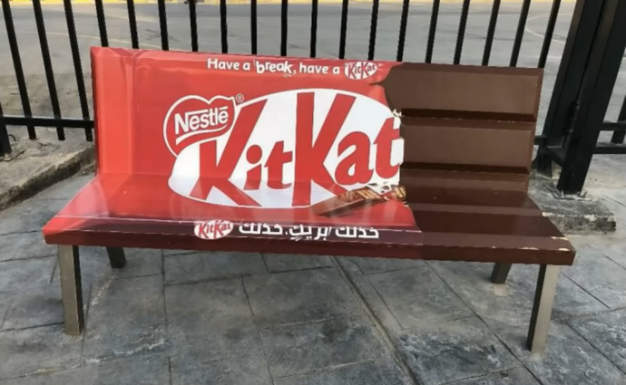 If youre a KitKat lover, would you want to own this bench?
