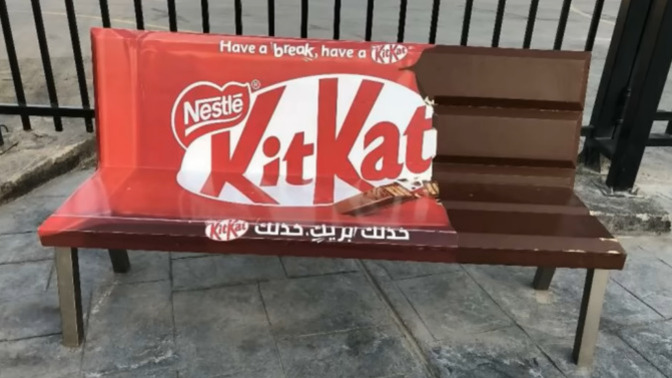 If you're a KitKat lover, would you want to own this bench?