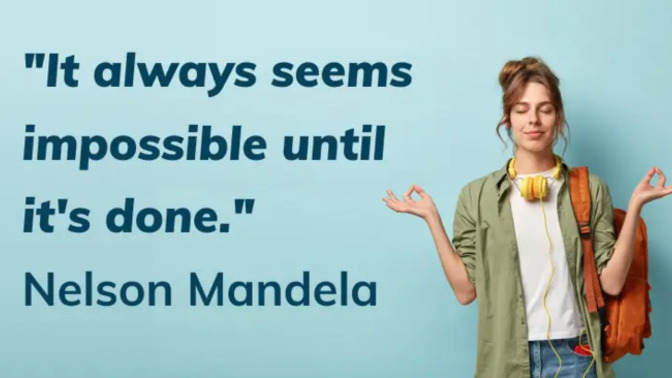What are some motivational quotes or advice to help me keep going?