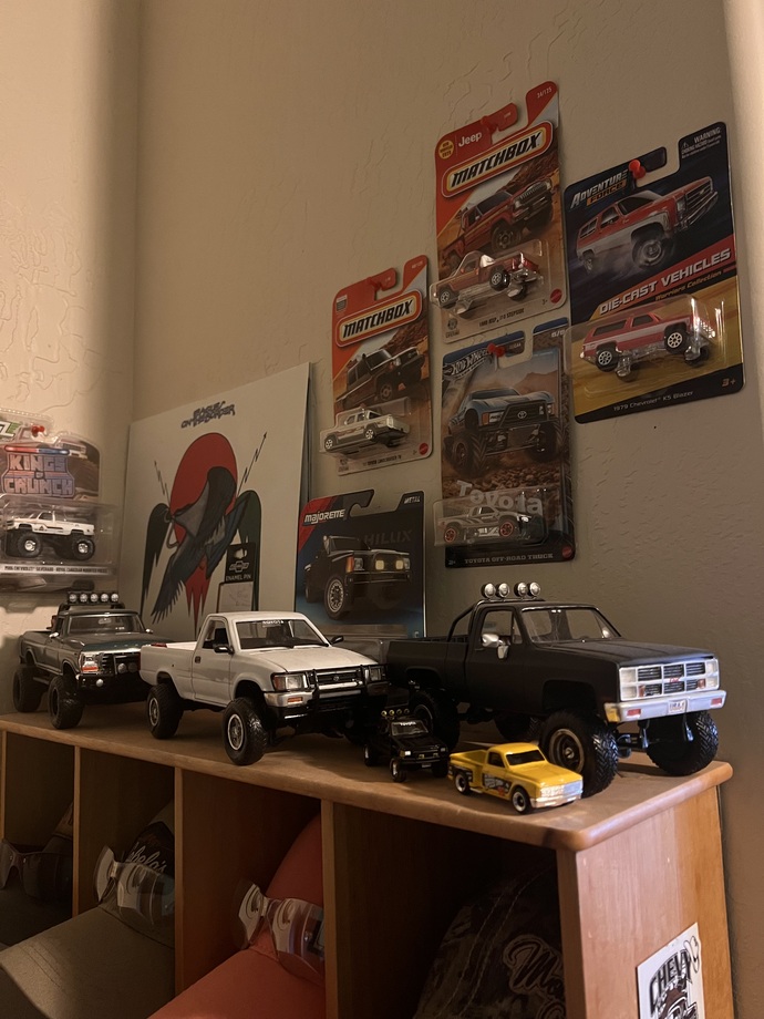 Here’s my small trucks collection lol