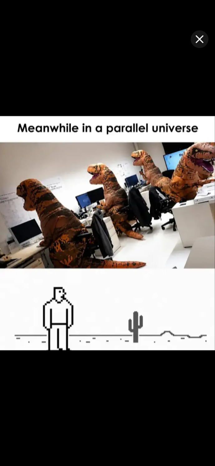 What if we are living in a simulation and a bunch of dinosaurs are in control over us all?