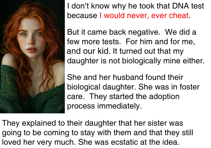 If a wife or partner refuses a DNA test, does that prove she cheated?