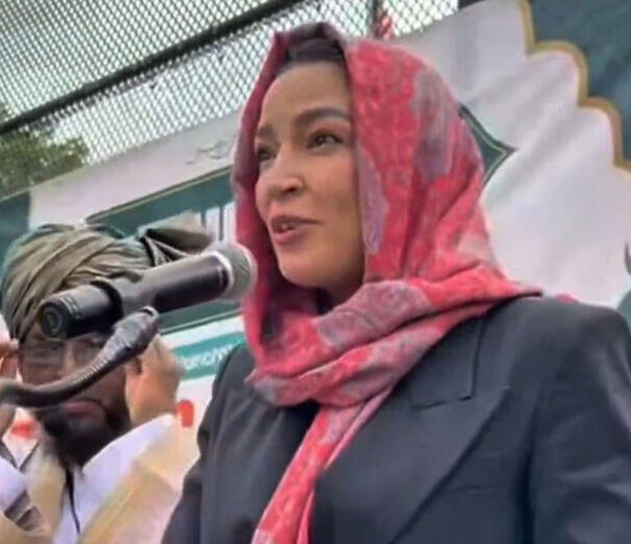 Did AOC dress against equality with the hijab or is it just respectful to the Muslim religion?