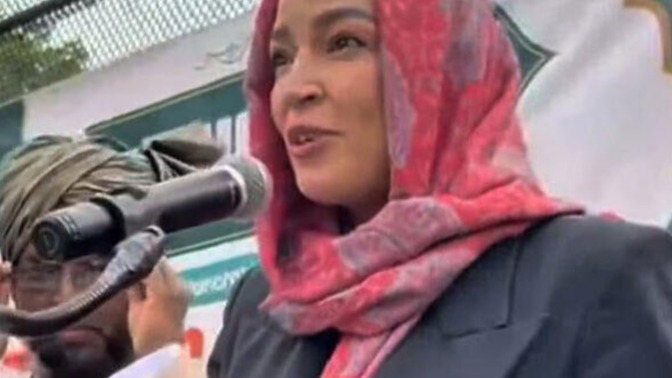 Did AOC dress against equality with the hijab or is it just respectful to the Muslim religion?