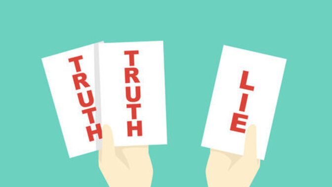Want to play two truths and a lie with me?