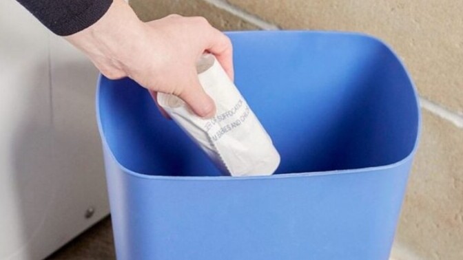 Do you keep extra trash bags in the bottom of the trash bin, making it easier to change bags?