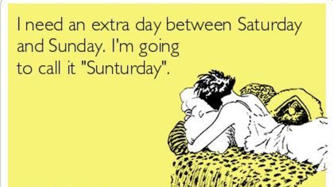 Which weekend day do you prefer more: Saturday or Sunday?