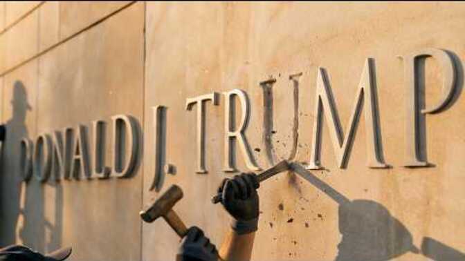 Is Trump aware his legacy vandalism will be erased after he leaves?