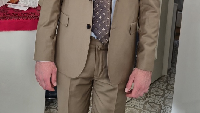 How do I look in this outfit for my brother's wedding?