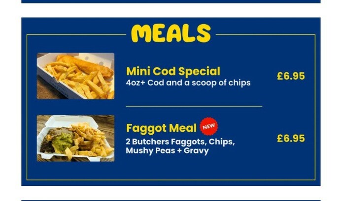 Fish or faggots?