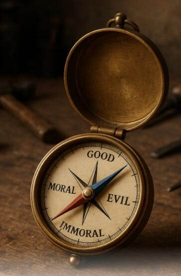 Do you think people are born with a moral compass, or do we develop it over time?