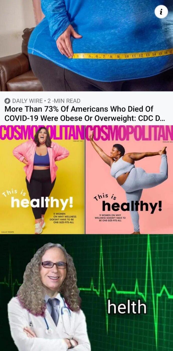 Healthcare & health insurance is made more expensive by Obesity! Why do Americans get so butthurt when they hear this truth?