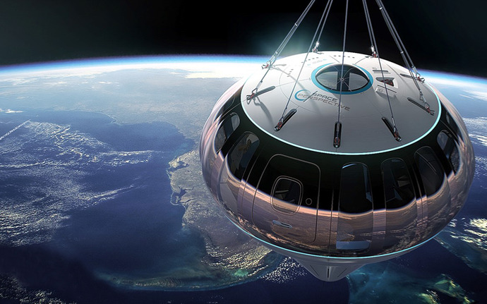 Would you go on a sightseeing trip using a hydrogen balloon from a high altitude?