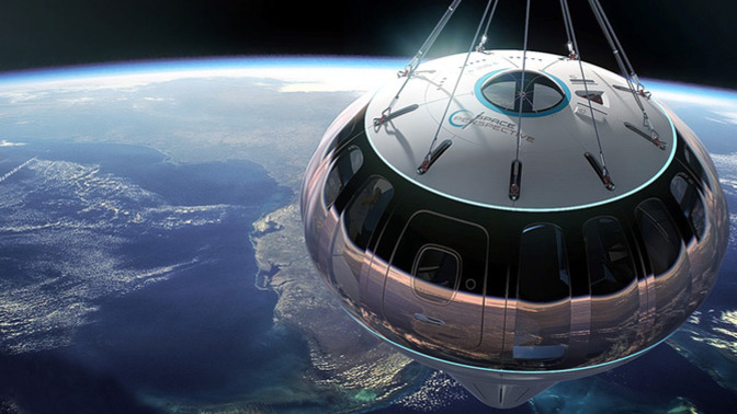 Would you go on a sightseeing trip using a hydrogen balloon from a high altitude?