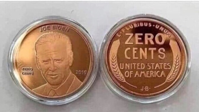 They are going to honor President Trump for the 250th Anniversary by putting his likeness on a $250 bill. Should we honor President Biden as well?