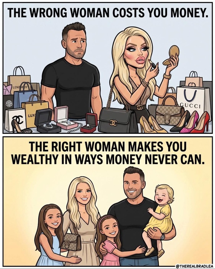 Who do morons buy highly expensive stuff for their women?