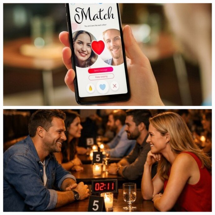 Would you rather try speed dating or stick with dating apps?