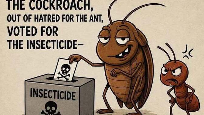 If you were an insect would YOU have voted for insecticide for other bugs?