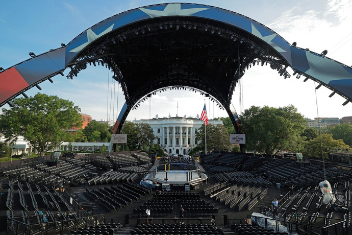 What do you think of UFC on the White House Lawn?