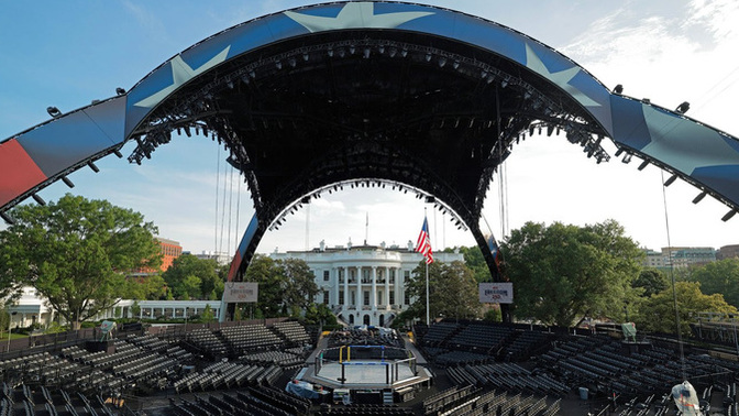 What do you think of UFC on the White House Lawn?