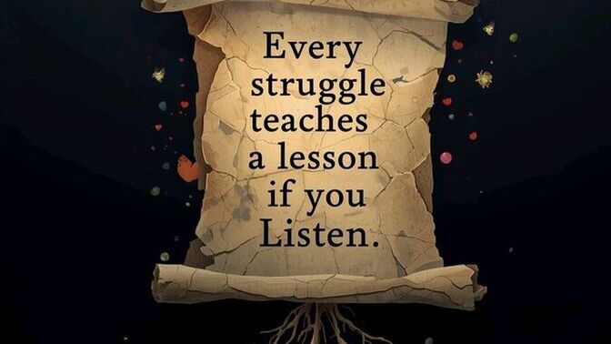 What’s a lesson you’ve had to learn more than once?