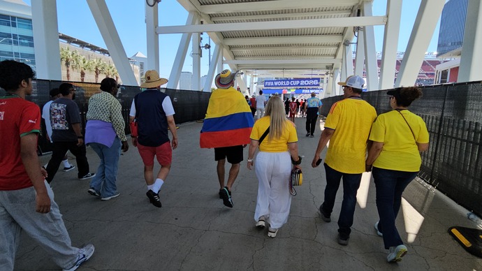 Why do some fans wear THEIR colors and bring THEIR flag to other countries matches? Does anyone else hate this and find it disrespectful?