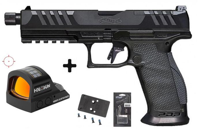 Walther PDP Pro SD 9mm with Holosun and soon a silencer / suppressor