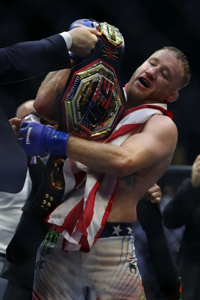 American fighter Justin Gaethje beat the number one pound-for-pound fighter in the UFC to win the Lightweight belt. What are your thoughts?