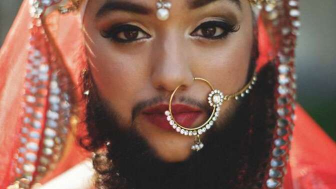 Girls, if it was fashionable for you to have facial hair would you have it if you could?