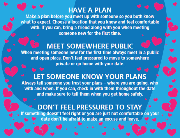 When dating and meeting potential dates for the first time, what precautions should young women take for their safety and to verify identify?