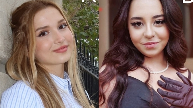 Which cute girl is more beautiful for you?