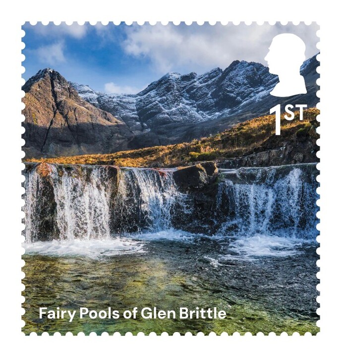 What waterfall stamp is worth licking?