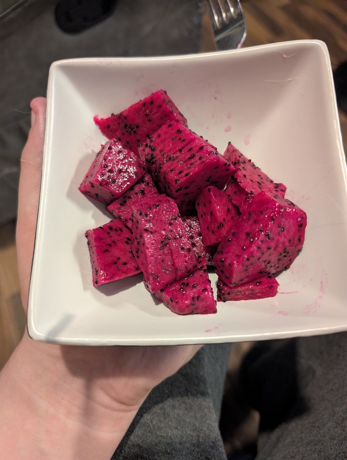 Harvested my first homegrown dragon fruit today—how does it look?