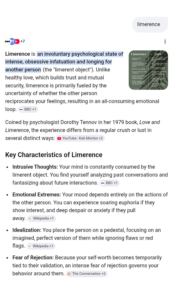 Would you pull a friend out of limerence for you? How? Or, is limerence usually casted intentionally? Is it always through internment reinforcement?