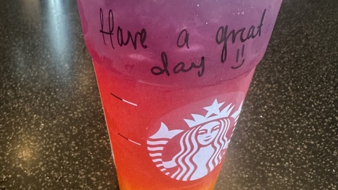 How do these photos from my trip to Mandarin and Starbucks look?