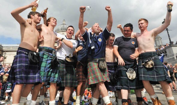 Should Scottish football fans be forced to wear underwear in the USA?