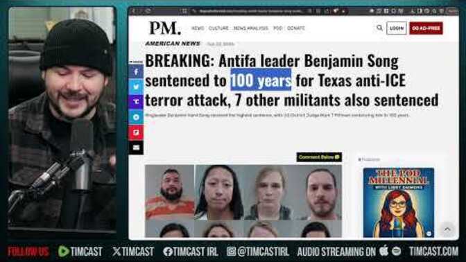Antifa leader gets 100-year sentence for anti-ICE attack: good or bad?