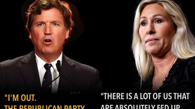 What happened to former Trump acolytes MTG and Tucker Carlson?