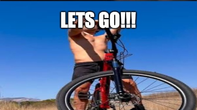 Ladies, I’m off for a 20‑mile bike ride—what are you doing today?