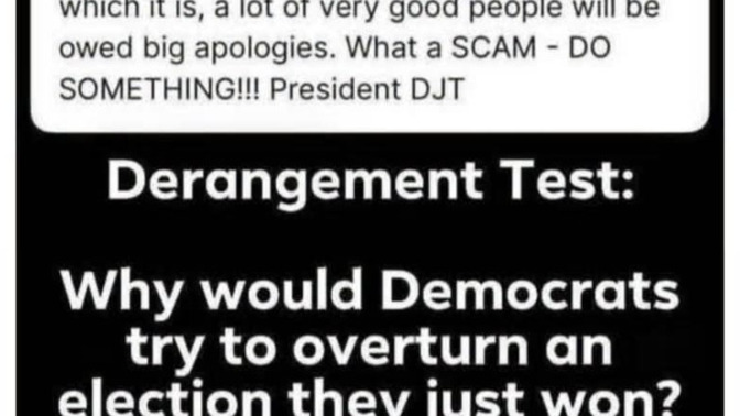 Isn't this yet another sign of Trump's deepening derangement?
