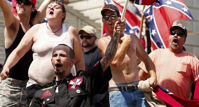 How can we peacefully turn a white supremacist protest into a joke?