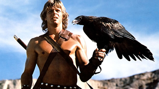 Which of these bare chested buff barbarian dudes from the 80s do you like the look of most?