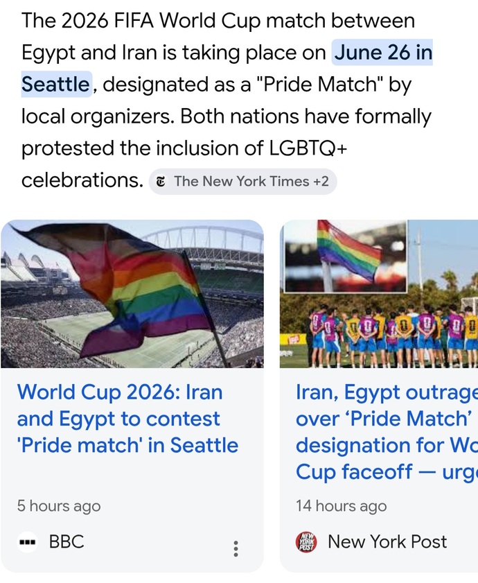 Do you think Iran will make good on their threat and boycott the pride match thats sceduled for today?