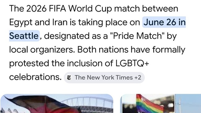 Do you think Iran will make good on their threat and boycott the pride match that's sceduled for today?