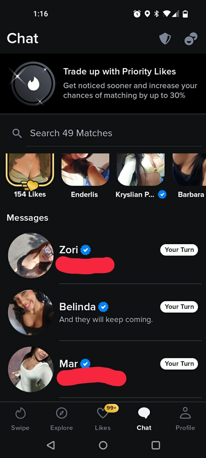 Am I good looking if I get a lot of matches?